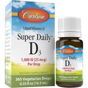 Carlson Labs Super Daily D3 1,000iu 365 Drops 10.3ml