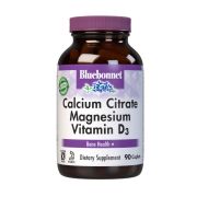 Bluebonnet Calcium Citrate, Magnesium & Vitamin D3 Caplets