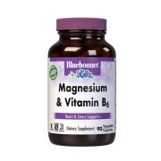 Bluebonnet Magnesium & Vitamin B6 90 Vegetable Capsules