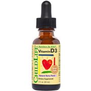 ChildLife Essentials Liquid Vitamin D3 1 fl oz (30ml) Berry Flavour
