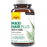 Country Life Maxi-Hair Plus Biotin 120 Vegetarian Capsules