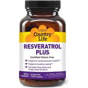 Country Life Resveratrol Plus 120 Vegan Capsules