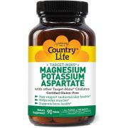 Country Life Target-Mins Magnesium Potassium Aspartate 90 Tablets