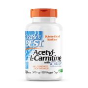 Doctor's Best Acetyl-L-Carnitine with Biosint Carnitines 500 mg 120 Veggie Capsules