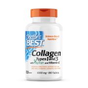 Doctor's Best Collagen Types 1 and 3 with Peptan and Vitamin C 1,000mg 180 Tablets