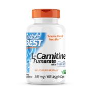 Doctor's Best L-Carnitine Fumarate with Biosint Carnitines, 855 mg 60 Veggie Capsules