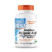 Doctor's Best Stabilized R-Lipoic Acid 100mg 180 Veggie Capsules
