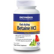 Enzymedica Betaine HCI 600mg 120 Capsules