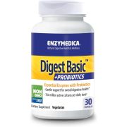 Enzymedica Digest Basic + Probiotics Capsules Front of bottle
