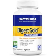 Enzymedica Digest Gold + Probiotics Capsules Front of bottle
