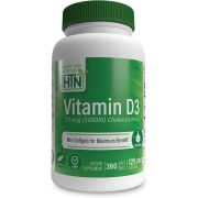 Health Thru Nutrition Vitamin D3 5,000iu (125mcg) 360 Softgels