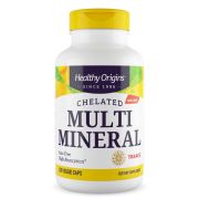 Healthy Origins Chelated Multi Mineral 120 Veggie Capsules Front of bottle
