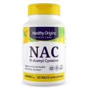 Healthy Origins N-Acetyl-L-Cysteine (NAC) 1000 mg, 120 Tablets Front of bottle