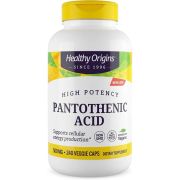 Healthy Origins Pantothenic Acid 500mg 240 Veggie Capsules Front of bottle