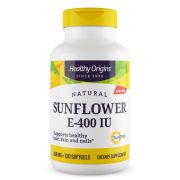 Healthy Origins Sunflower Vitamin E, 400iu 120 Softgels Front of bottle