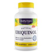Healthy Origins Ubiquinol 300mg 60 Softgels Front of bottle
