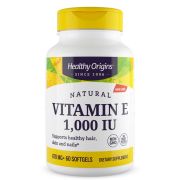 Healthy Origins Vitamin E 1,000iu 60 Softgels