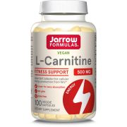 Jarrow Formulas L-Carnitine 500mg 100 Veggie Liquid Capsule
