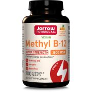 Jarrow Formulas Vitamin Methyl B12 2,500mcg 100 Tropical Chewable Tablets