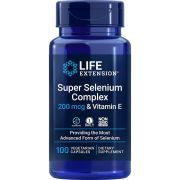 Life Extension Super Selenium Complex & Vitamin E 200 mcg 100 Vegetarian Capsules
