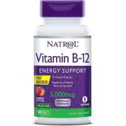 Natrol Vitamin B-12 5,000mcg 100 Strawberry Tablets
