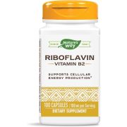 Nature's Way Riboflavin (Vitamin B2) 100mg 100 Capsules