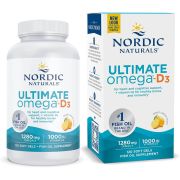 Nordic Naturals Ultimate Omega-D3 1280mg 120 Softgels (Lemon)