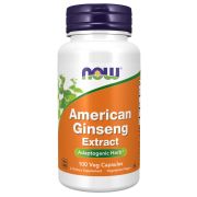 NOW Foods American Ginseng Extract 500 mg 100 Veg Capsules