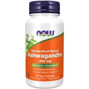 NOW Foods Ashwagandha 450 mg 90 Veg Capsules