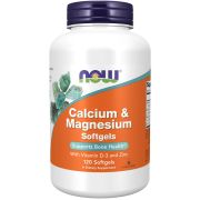 NOW Foods Calcium & Magnesium 120 Softgels