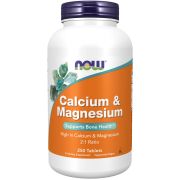 NOW Foods Calcium & Magnesium 250 Tablets