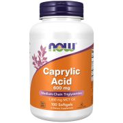 NOW Foods Caprylic Acid 600 mg 100 Softgels