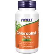 NOW Foods Chlorophyll 100mg 90 Veg Capsules