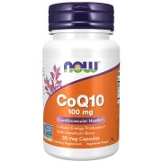 NOW Foods CoQ10 100 mg with Hawthorn Berry 30 Veg Capsules