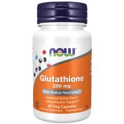 NOW Foods Glutathione 250 mg 60 Veg Capsules