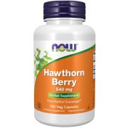 NOW Foods Hawthorn Berry 540 mg 100 Veg Capsules