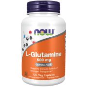NOW Foods L-Glutamine 500 mg 120 Veg Capsules