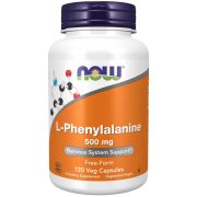 NOW Foods L-Phenylalanine 500 mg 120 Veg Capsules