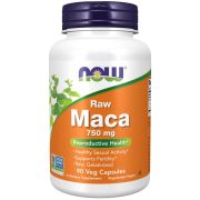 NOW Foods Maca (Lepidium meyenii) 750 mg Raw 90 Veg Capsules