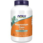 NOW Foods Magnesium 400 mg 180 Veg Capsules