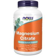NOW Foods Magnesium Citrate 240 Veg Capsules