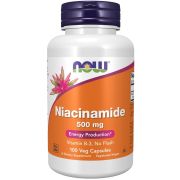 NOW Foods Niacinamide (Vitamin B-3) No Flush 500 mg 100 Capsules
