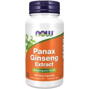 NOW Foods Panax Ginseng Extract 500 mg 100 Veg Capsules