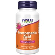 NOW Foods Pantothenic Acid (Vitamin B-5) 500 mg 100 Veg Capsules