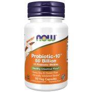 NOW Foods Probiotic-10 50 Billion 50 Veg Capsules