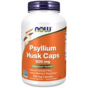 NOW Foods Psyllium Husk Caps 500 mg 500 Veg Capsules