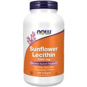 NOW Foods Sunflower Lecithin 1,200 mg 200 Softgels
