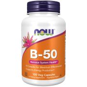 NOW Foods Vitamin B-50 mg 100 Veg Capsules