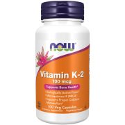 NOW Foods Vitamin K-2 100 mcg 100 Veg Capsules