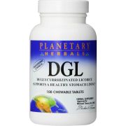 Planetary Herbals DGL (Deglycyrrhizinated Licorice) 100 Chewable Tablets